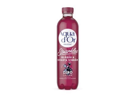 Aquador Blåbär & svarta vinbär 50cl