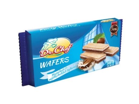 Dr Chef wafers kex Hasselnöt 300gr