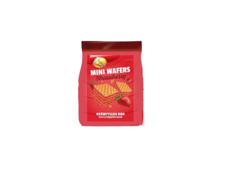 Dr Chef mini wafers Jordgubb130gr
