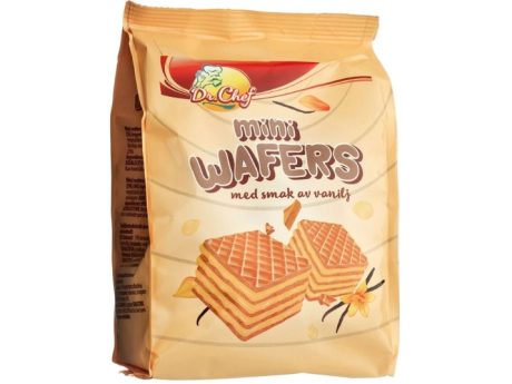 Dr Chef mini wafers vanilj 130gr
