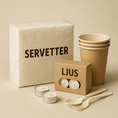 Servetter, ljus & engångsartiklar